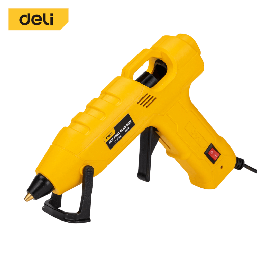 ปืนยิงกาว DELI EDL2560-YL-01 60วัตต์ สีเหลือง